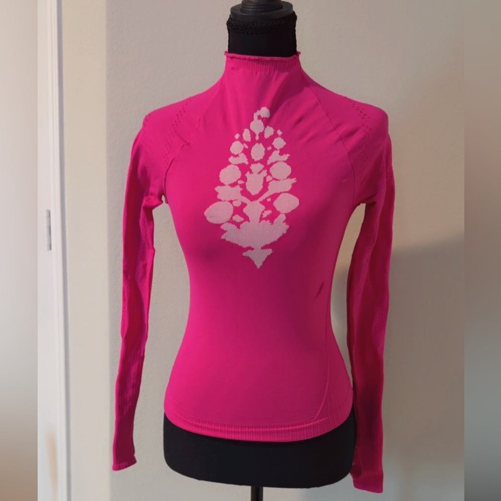 FP Movement by Free People Fuchsia Long Sleeve Top
